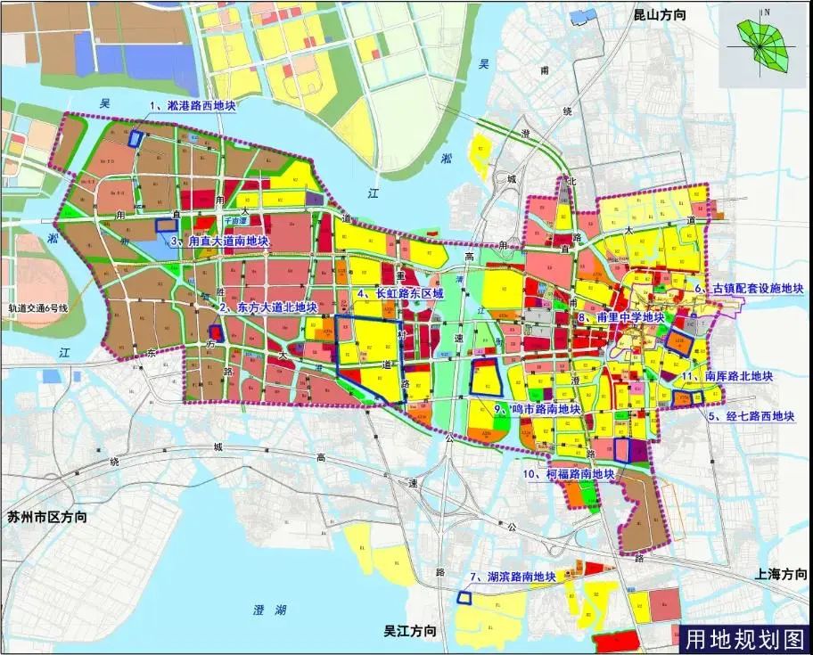 苏州甪直镇规划公示