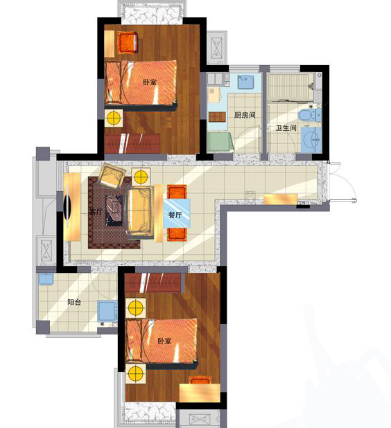 苏州园区菁英公寓户型图